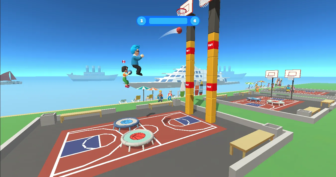 Jump Up 3D: Mini Basketball