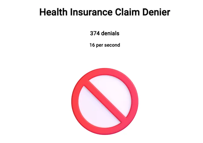 Health Insurance Claim Denier